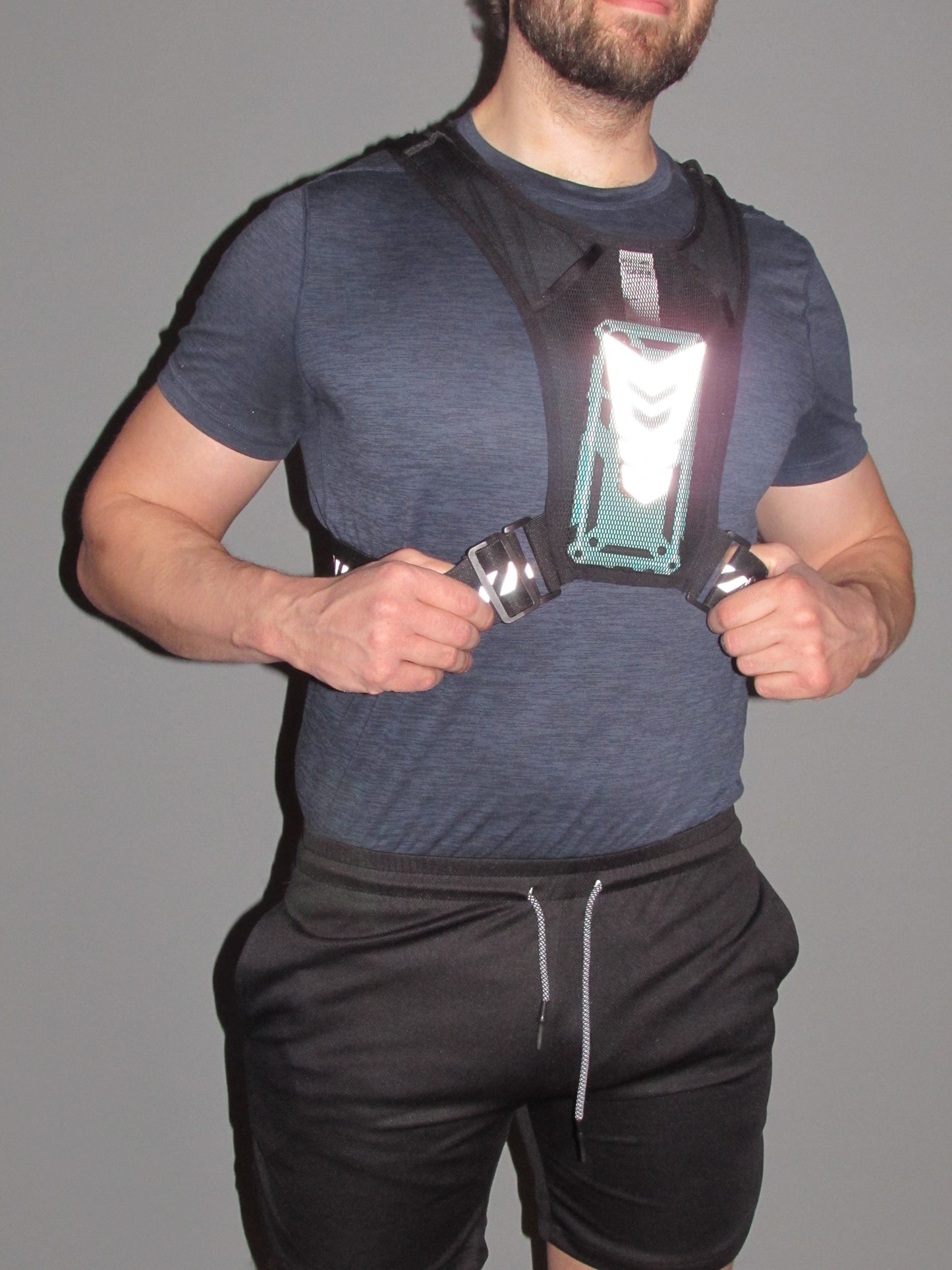 Adjustable Reflective Running Backpack-Unisex