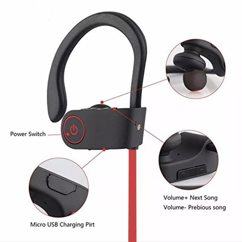 Wireless Waterproof Bluetooth Earbuds