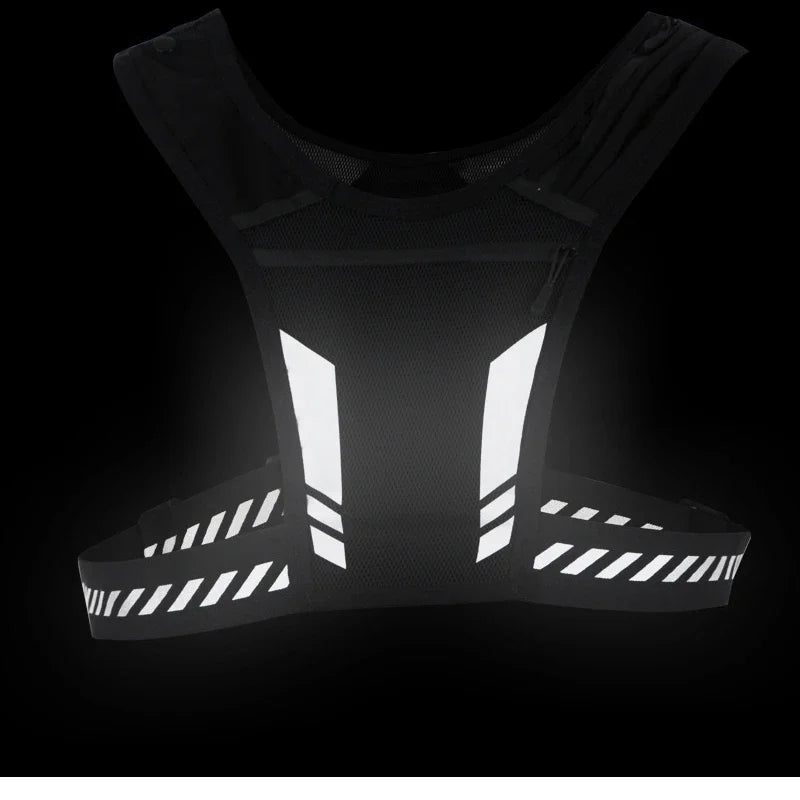 Adjustable Reflective Running Backpack-Unisex