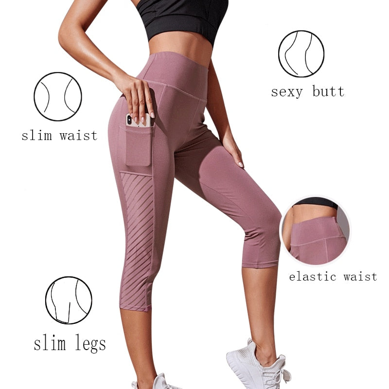 Sporty High-Waisted Leggings