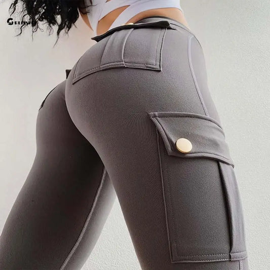 Cargo Style Yoga Pants